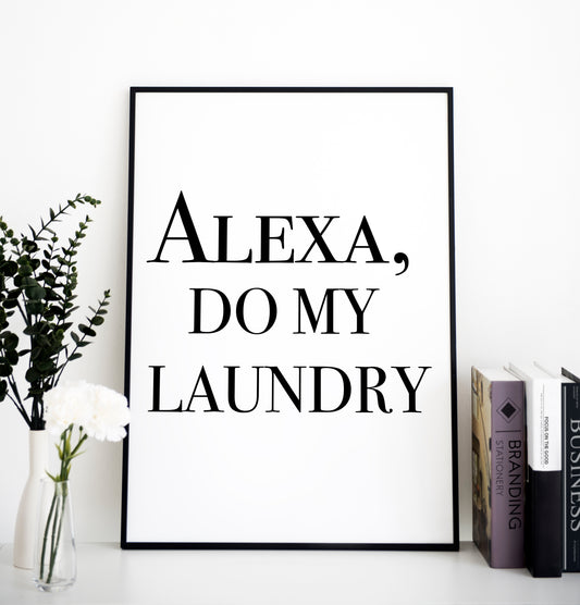 ALEXA, DO MY LAUNDRY