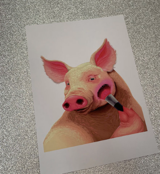 BLUSHING PIG